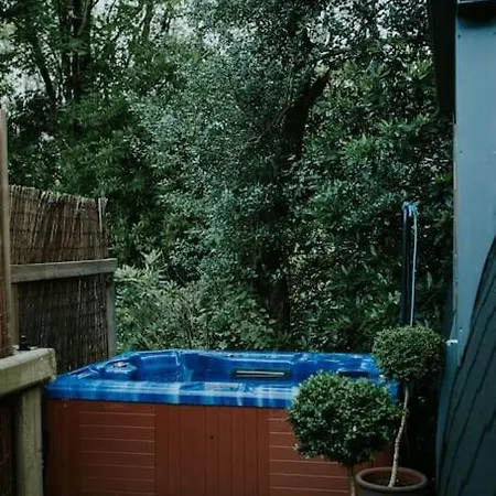 Ferienwohnung River Side Cabin With Hot Tub Snowdonia Barmouth Exterior foto